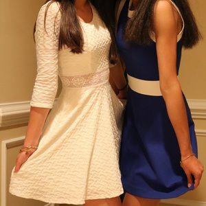 cream american rag flowy dress